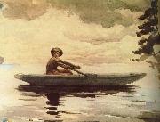 Winslow Homer Boating people oil painting artist